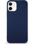 Apple iPhone 12 Mini Kılıf Soft Premier Renkli Silikon Kapak - Lacivert 1