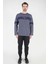 Fermuar Detaylı Baskılı Sweatshirt (E21-550200) 1