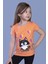 Kız Çocuk Likee Kedi Baskılı T-Shirt 1