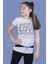 Kız Çocuk T-Shirt Love Varak Baskı K.Melanj 14 Yaş K-130 1