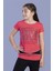 Kız Çocuk T-Shirt Love Varak Baskı N.Çiçeği 12 Yaş K-129 1