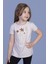 Kız Çocuk Yıldız Nakışlı T-Shirt 1