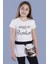 Kız Çocuk T-Shirt Önü Çantalı 1