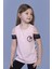 Kız Çocuk Göğsü Nakışlı T-shirt 1