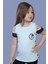 Kız Çocuk Göğsü Nakışlı T-shirt 1