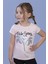 Kız Çocuk Pullu Palmiye Nakışlı T-Shirt 1