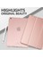 Teknetstore Apple Ipad 8. ve 9. Nesil 2020 /2021 10.2 Inç Tablet Uyumlu Flip Smart Standlı Akıllı Kılıf Smart Cover Rose Gold 5