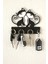 Sevimli Kediler Mdf Anahtarlık Lazer Kesim 15X13 cm Antre Anahtarlık 1