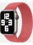 Apple Watch Uyumlu 40MM Hasır Örgü Small Kordon - Pembe 1