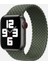 Apple Watch Uyumlu 40MM Hasır Örgü Small Kordon - Yeşil 1