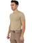 Bej Kısa Kol Microfiber T-Shirt - Slim Fit Outdoor Tişört 2