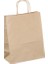 Burgu Saplı Kraft Kağıt Çanta 19X8X24 cm 1