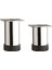 Ayarlanabilir Pingolu Krom Mobilya Dolap Ayağı Metal 4'lü 10 cm 2