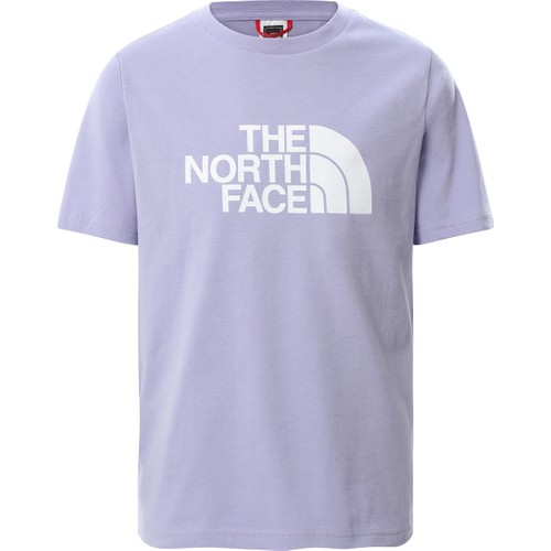 purple north face shirt