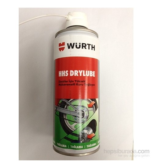 Wurth Dry Lube Kuru Zincir Yağı Fiyatı Taksit Seçenekleri