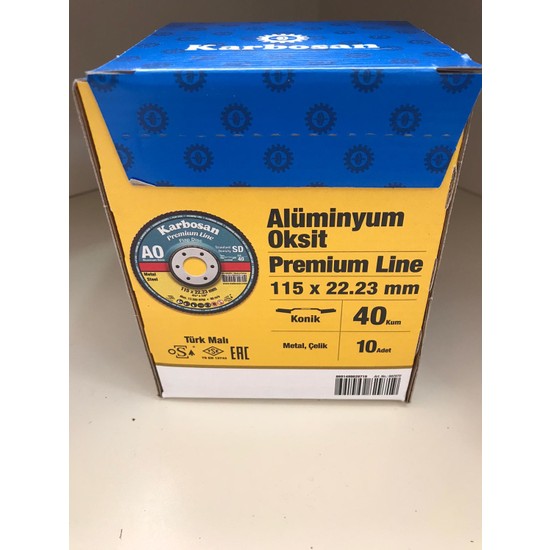 Karbosan Ao Flap Disk 115X22,23MM 40 Kum Konik (10 Lu) Fiyatı