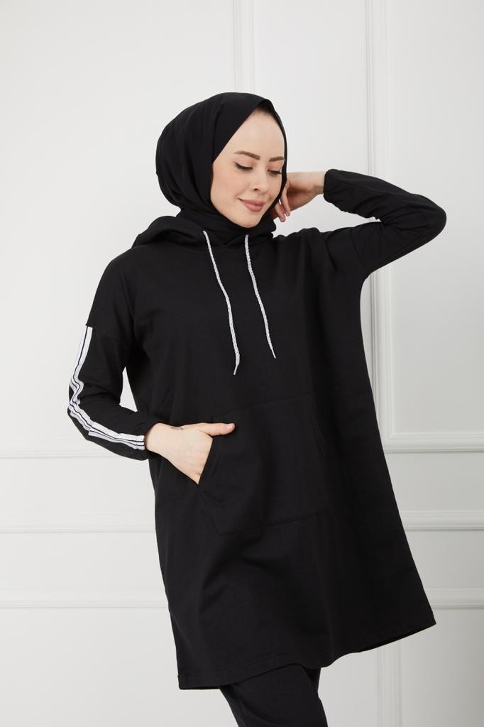 Cng Moda Oversize Model Tesettür Eşofman Takımı görsel 2
