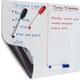 Dünya Magnet Mıknatıslı Manyetik Beyaz Tahta - 50 x 60 cm Katlanabilir Silinebilir Yazı Mesaj Tablosu + 3 Kalem