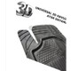 Burç Havuzlu Paspas 3D Siyah 5 Parça Üniversal Tüm Araçlar Için Uyumlu