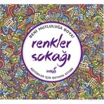 İndigo Kitap Renkler Sokağı Büyükler İçin Sanatsal ve Detaylı Yetişkin Boyama