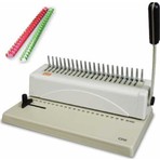 Sarff C210 Plastik Spiral Cilt Makinesi 10 Yaprak Delme 300 Yaprak Ciltleme Kapasitesi