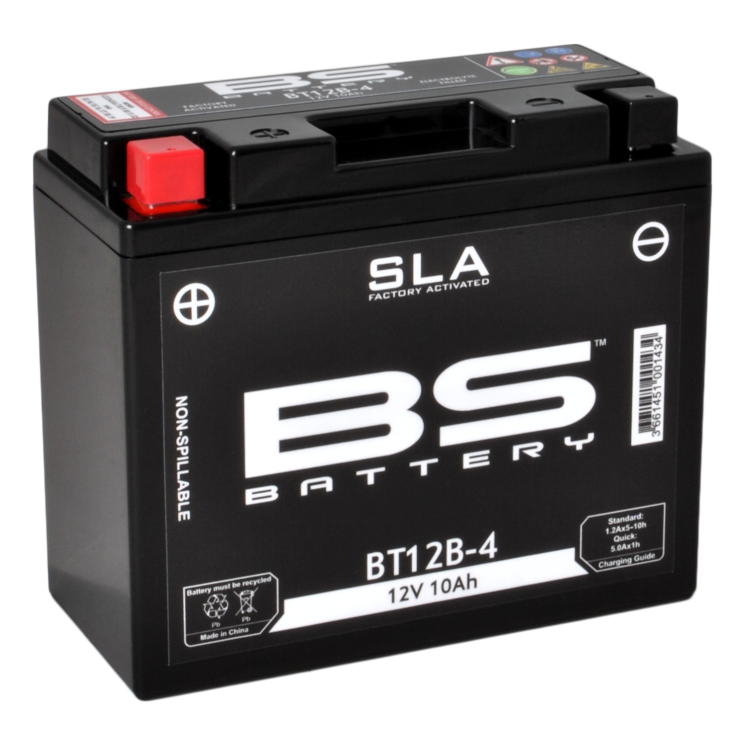セットアップ-新品 BSバッテリー ヤマ•ハ XVS400 4TR/VH01J用 BT12•B-4