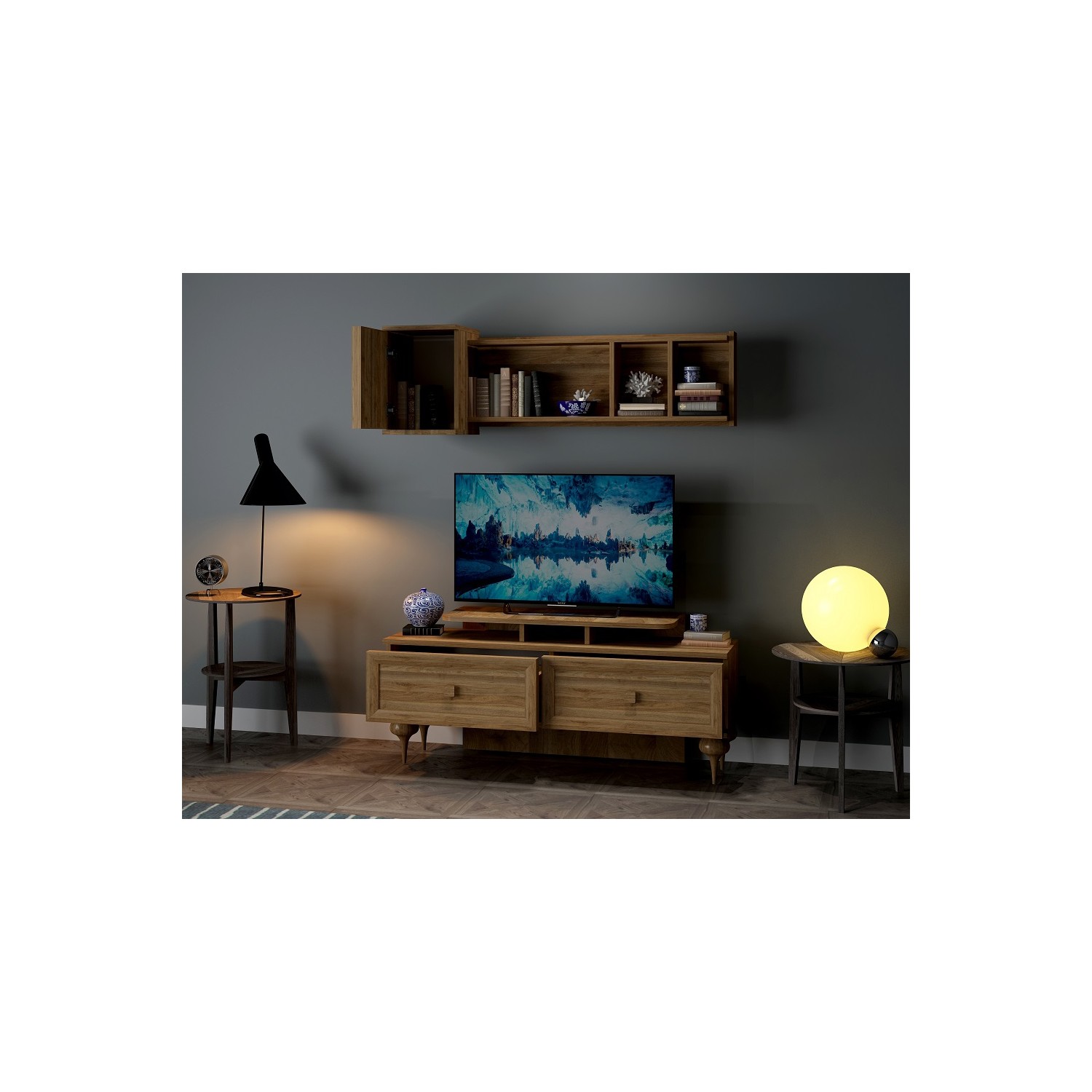 Bomonti Tv Ünitesi (Yerli Ceviz) Fiyatı Taksit Seçenekleri Bomonti Tv Ünitesi (Yerli Ceviz) Fiyatı Taksit Seçenekleri