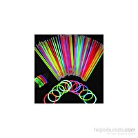 Glow Stick Fosforlu Kırılan Çubuk - 100 Adet