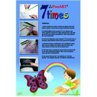 Ponart A5 7 Kat Küçülen Kağıt (2 adat/Paket)