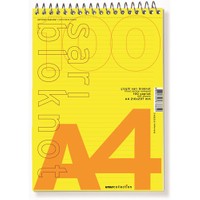 UC SARI BLOKNOT A4 100 YAPRAK CİZGİLİ