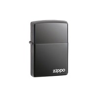 Zippo Black Ice Logo Benzinli Çakmak / 150 ZL
