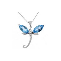 Goldstore 0.02 Ct Pırlanta Yusufçuk Kolye Sp11824