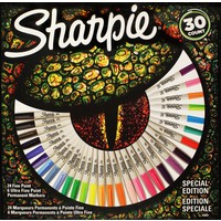 Sharpie Set Permanent Fine 30 Lu Krş. 2016370