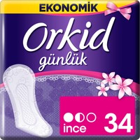 Orkid Yaprak Pamuksu Günlük Ped Deo Fresh 34 Adet Ekonomik Paket