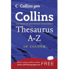 Collins Yayınları Thesaurus A-Z (Gem)