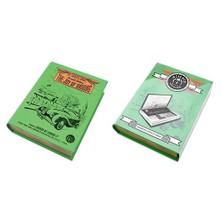 Luckies In Car Nıto - Kitap Şeklinde Ahşap Saklama Kutusu