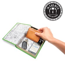 Luckies In Car Nıto - Kitap Şeklinde Ahşap Saklama Kutusu