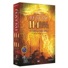 Kuran-ı Kerim Hatmi 114 Sure Hafız ve Türkçe Sesli Meali (4 DVD)