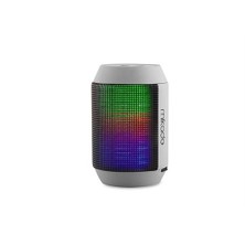 Mikado MD-15BT LED SHOW Şarjlı Speaker Gri Usb+SD+FM Bluetooth