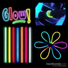 Glow Stick Fosforlu Kırılan Çubuk (100 Adet)