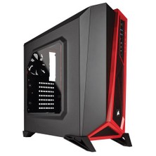 Corsair Carbide Spec-Alpha Siyah/Kırmızı Pencereli Gaminig Mid Tower Kasa ( Psu Yok )
