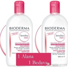 Bioderma Sensibio H2O 500 ml 2 li Paket