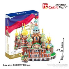 Cubic Fun 233 Parça Voskresenia Khristova Kilisesi 3 Boyutlu Puzzle