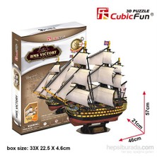 Cubic Fun 3D 189 Parça Puzzle Hms Victory