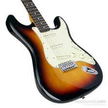 SX Stratocaster Elektro Gitar (3-Tone Sunburst)