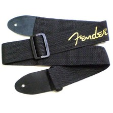 Fender 2 Poly Logo Black/Yellow Logo Gitar Askısı
