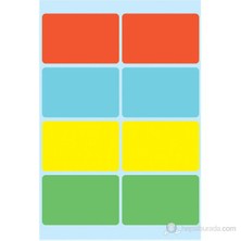 Herma Dikdörtgen Etiket 4 Renkli