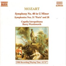 Mozart - Symphonies Nos.40,28&31 Cd