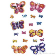 Herma Çocuk Etiketi Fosforlu Kelebek