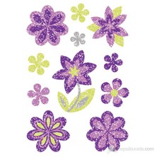 Herma Çocuk Etiketleri Renkli Çiçekler